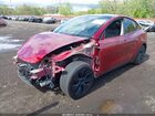 2024 Tesla Model Y Long Range Dual Motor All-wheel Drive Red vin: 7SAYGAEE8RF184078
