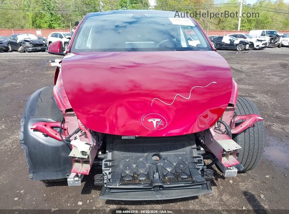 7SAYGAEE8RF184078 2024 TESLA MODEL Y Red Widok zestawu wskaźników