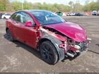 2024 Tesla Model Y Long Range Dual Motor All-wheel Drive Red vin: 7SAYGAEE8RF184078