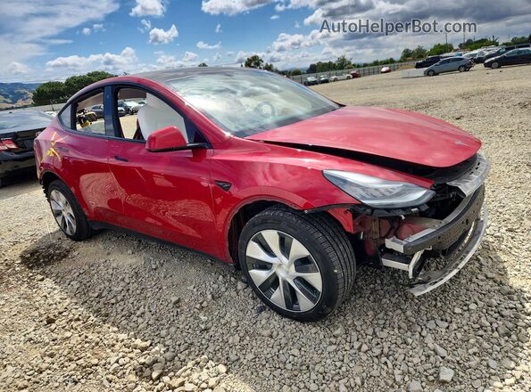 7SAYGAEE9NF568235 2022 TESLA MODEL Red Front right