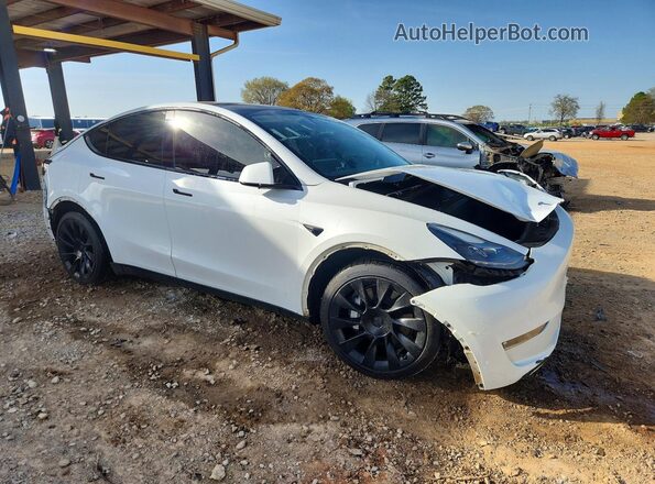 7SAYGAEEXPF598556 2023 TESLA MODEL Белый Передняя правая четверть