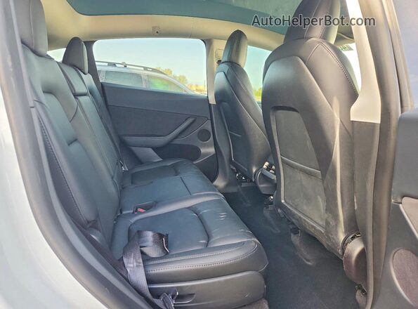 7SAYGAEEXPF598556 2023 TESLA MODEL Белый Вид задней части салона