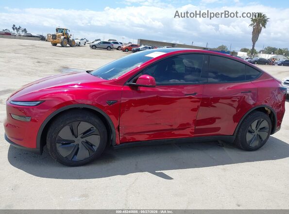 7SAYGDED0TF426491 2026 TESLA MODEL Y Red Widok wnętrza 360 stopni