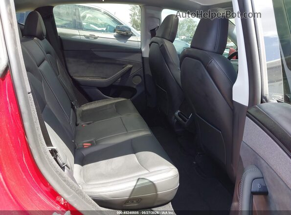 7SAYGDED0TF426491 2026 TESLA MODEL Y Red Widok naklejki z numerem VIN