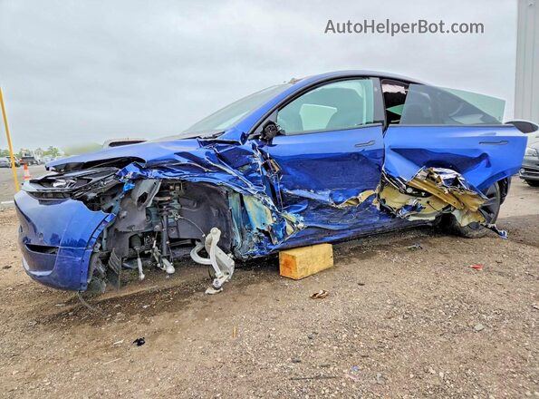 7SAYGDED1RA333405 2024 TESLA MODEL Blue Front left