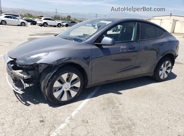 7SAYGDED2PF946424 2023 TESLA MODEL Gray Vista tres cuartos delantera izquierda