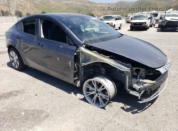 7SAYGDED2PF946424 2023 TESLA MODEL Gray Delantero derecho