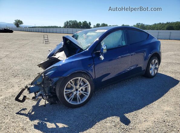 7SAYGDED2PF966690 2023 TESLA MODEL Blue Front left
