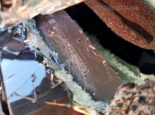 7SAYGDED2PF966690 2023 TESLA MODEL Blue Engine compartment view