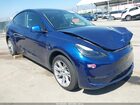 2024 Tesla Model Y Long Range Single Motor Rear-wheel Drive/rwd Blue vin: 7SAYGDED2RF003579