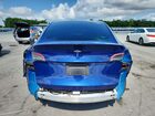 2024 Tesla Model Y Blue vin: 7SAYGDED2RF155667