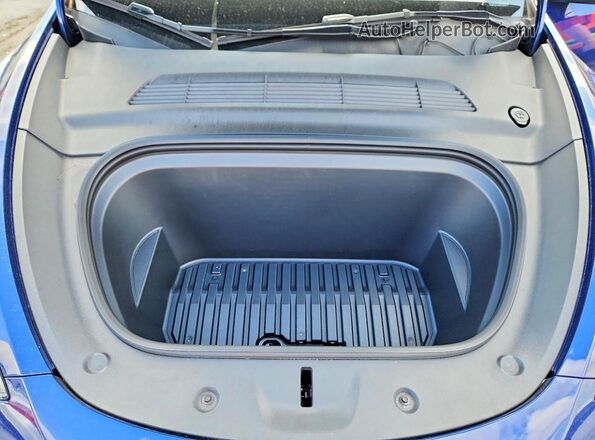 7SAYGDED2RF155667 2024 TESLA MODEL Blue Rear interior view