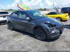 2025 Tesla Model Y Long Range Dual Motor Rear-wheel Drive Gray vin: 7SAYGDED2SF263289