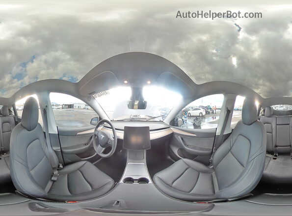 7SAYGDED2SF314063 2025 TESLA MODEL Black 360 interior view