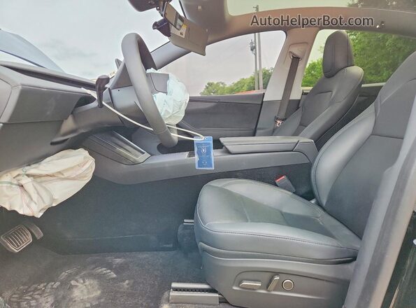 7SAYGDED2TA495633 2026 TESLA MODEL Black Front interior view