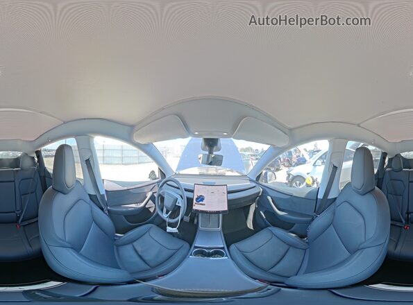 7SAYGDED2TF432387 2026 TESLA MODEL Blue Սալոնի 360 աստիճան տեսք