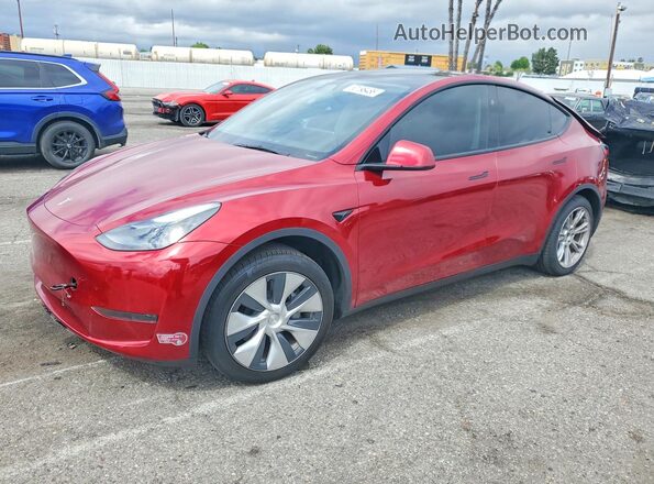 7SAYGDED3RF006121 2024 TESLA MODEL Red Front left