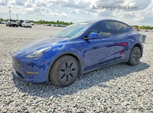 7SAYGDED4SF249216 2025 TESLA MODEL Blue Передня ліва чверть