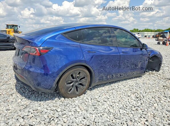 7SAYGDED4SF249216 2025 TESLA MODEL Blue Задня права чверть