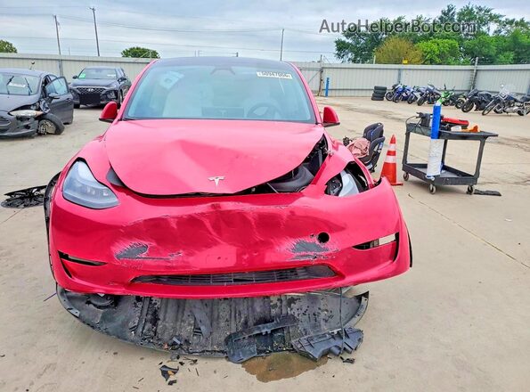 7SAYGDED5RF009814 2024 TESLA MODEL Pink Front view