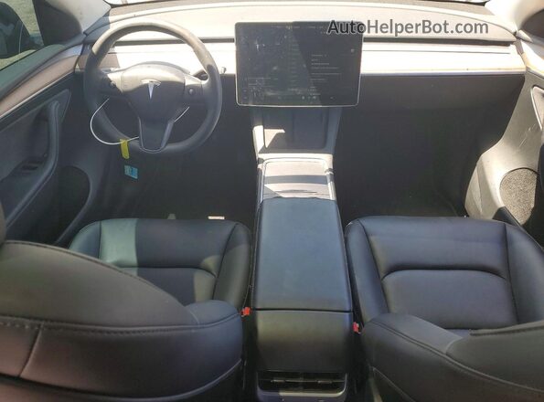 7SAYGDED5RF057684 2024 TESLA MODEL Gray Dashboard view