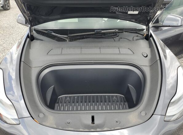 7SAYGDED5SA379213 2025 TESLA MODEL Серый Вид задней части салона
