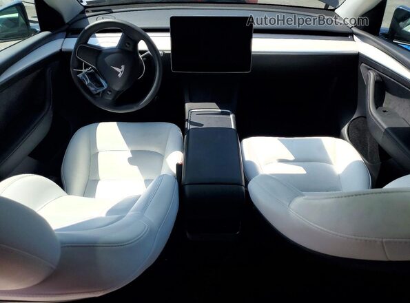 7SAYGDED6PF956339 2023 TESLA MODEL Gray Dashboard view
