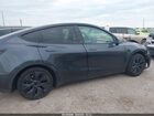 2024 Tesla Model Y Long Range Single Motor Rear-wheel Drive/rwd Gray vin: 7SAYGDED6RA304238