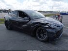 2024 Tesla Model Y Long Range Single Motor Rear-wheel Drive/rwd Gray vin: 7SAYGDED6RF037024