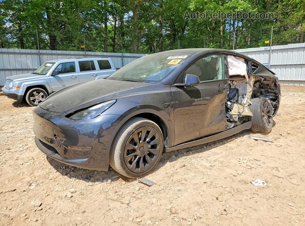 7SAYGDED6RF042921 2024 TESLA MODEL Gray წინა მარცხენა ხედი სამი მეოთხედიდან