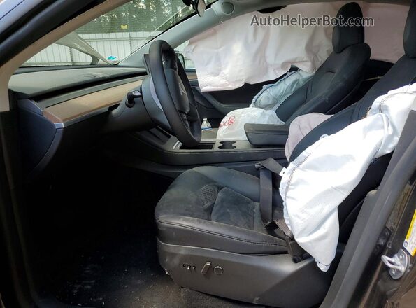 7SAYGDED6RF042921 2024 TESLA MODEL Gray წინა სალონის ხედი