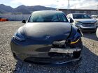 2025 Tesla Model Y Gray vin: 7SAYGDED6SF231266