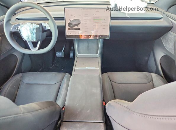 7SAYGDED6TF586827 2026 TESLA MODEL Серый Вид панели приборов