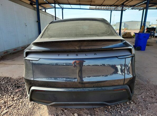 7SAYGDED6TF586827 2026 TESLA MODEL Серый Вид сзади