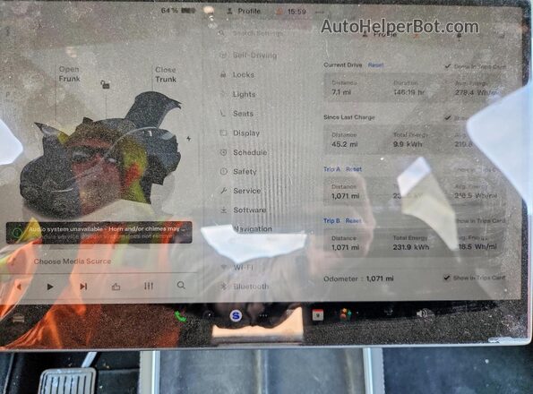 7SAYGDED6TF586827 2026 TESLA MODEL Серый Вид щитка приборов