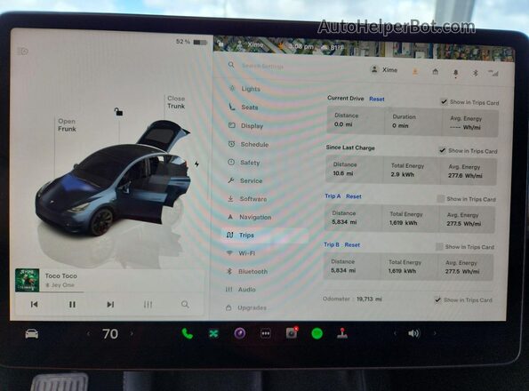 7SAYGDED7RA310758 2024 TESLA MODEL Charcoal Vista del cuadro de instrumentos