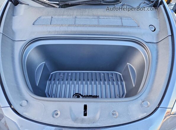 7SAYGDED7SF317721 2025 TESLA MODEL Gray Widok wnętrza z tyłu