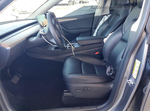 7SAYGDED7SF318691 2025 TESLA MODEL Gray Vista interior delantera