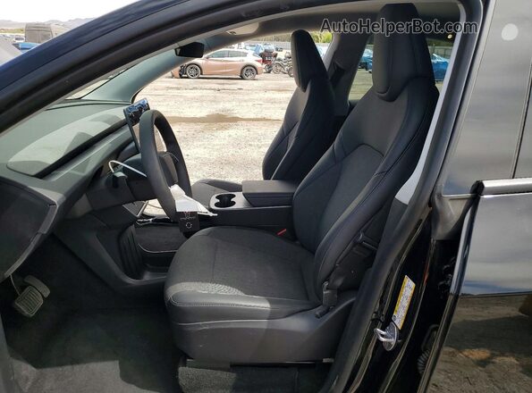 7SAYGDED7TA595033 2026 TESLA MODEL Черный Вид салона спереди