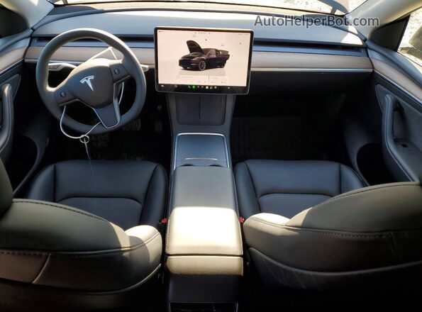 7SAYGDED8RF086063 2024 TESLA MODEL Black Dashboard view