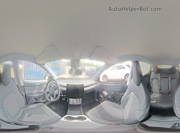 7SAYGDED8TA597471 2026 TESLA MODEL Серый Панорамный вид салона 360°