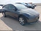 2024 Tesla Model Y Long Range Single Motor Rear-wheel Drive/rwd Gray vin: 7SAYGDED9RF092793