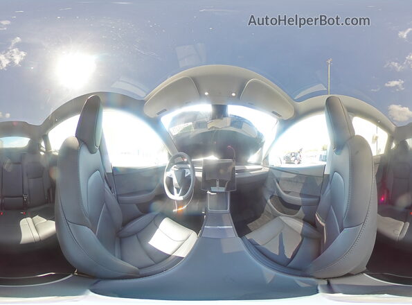 7SAYGDED9TA459180 2026 TESLA MODEL White 360 interior view