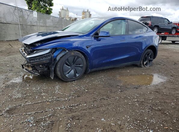 7SAYGDEDXTF392866 2026 TESLA MODEL Синий Передняя левая четверть