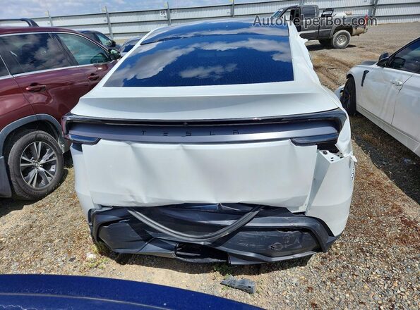 7SAYGDEDXTF407138 2026 TESLA MODEL Белый Вид сзади