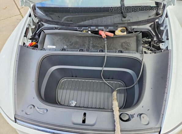 7SAYGDEDXTF407138 2026 TESLA MODEL Белый Вид задней части салона