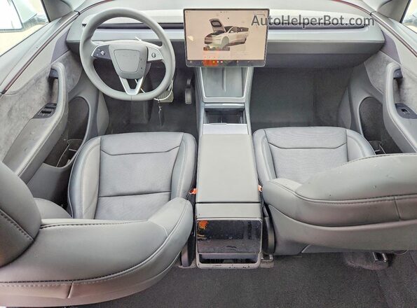 7SAYGDEDXTF407138 2026 TESLA MODEL Белый Вид панели приборов