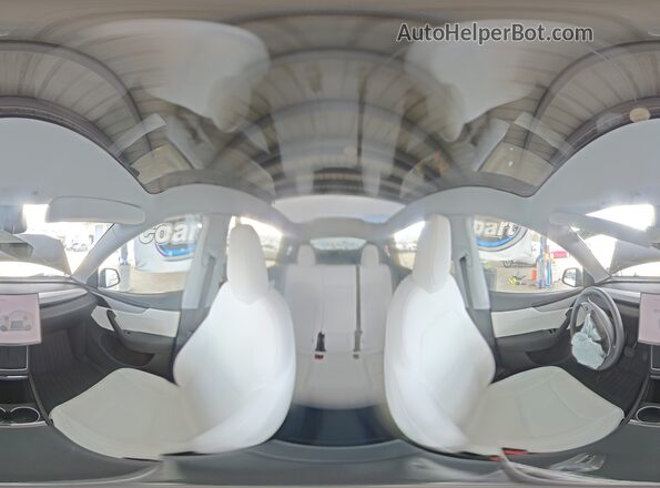 7SAYGDEDXTF530695 2026 TESLA MODEL Gray Vista interior de 360 grados