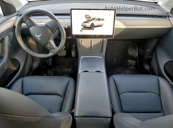 7SAYGDEE0NA018310 2022 TESLA MODEL White წინა პანელის ხედი