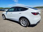 2022 Tesla Model Y White vin: 7SAYGDEE0NF374730
